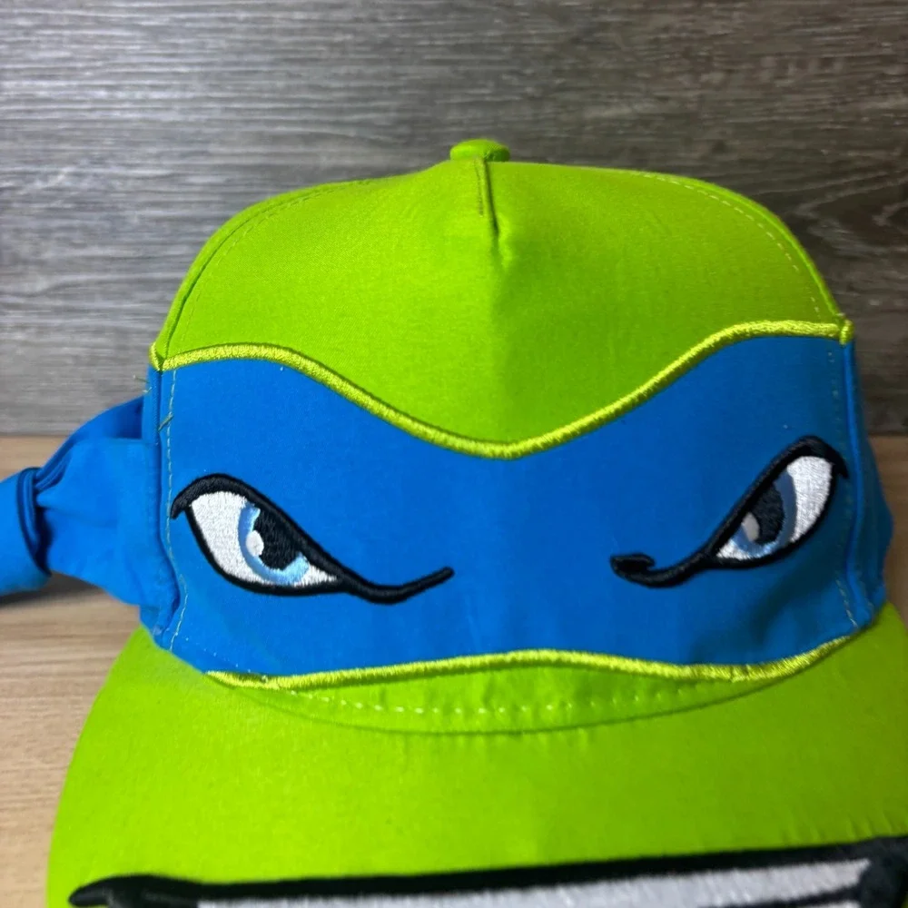 Teenage Muntant Ninja Turtles Hat Cap Snap Back Green Adjustable